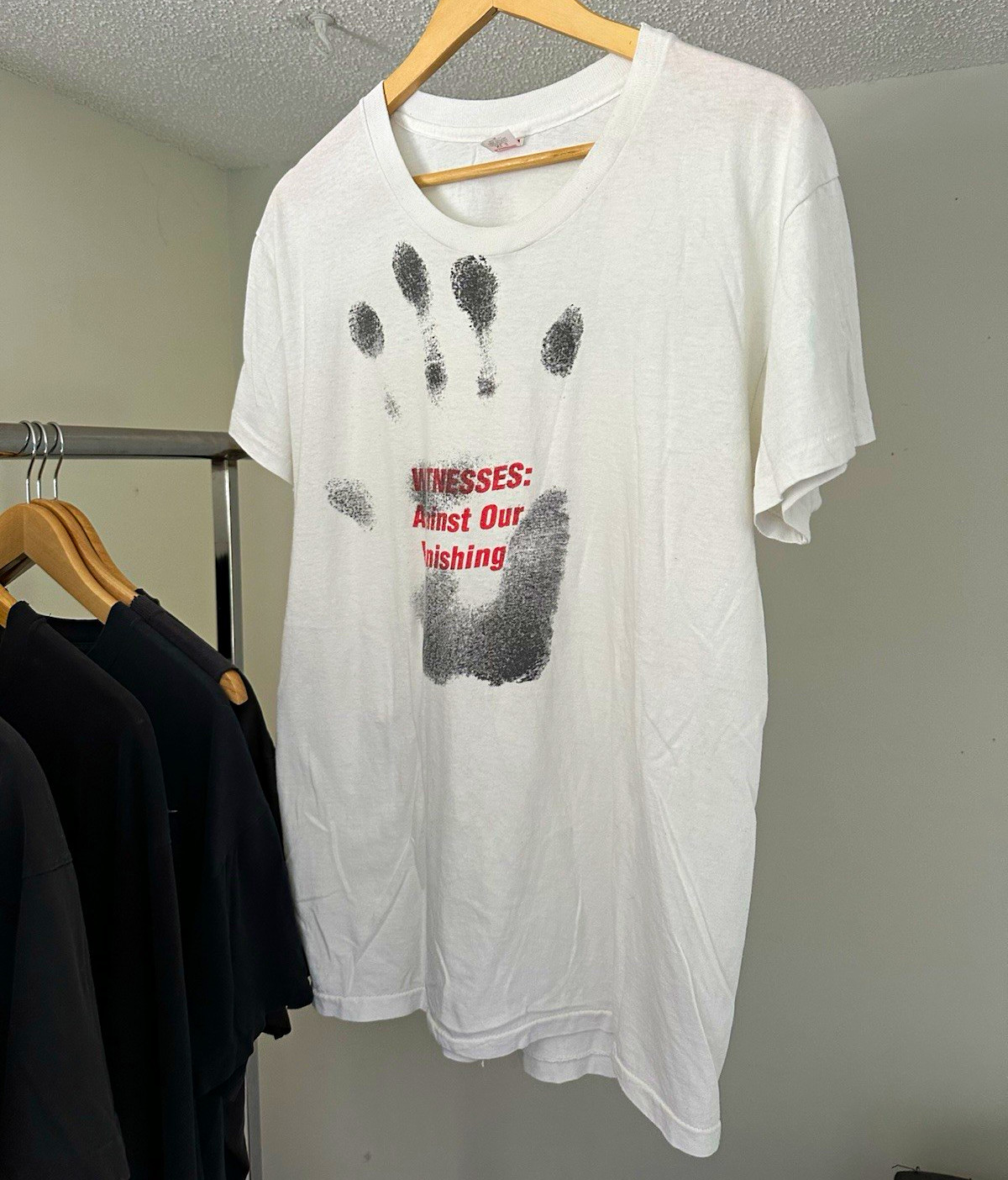 Vintage 1989 Super Rare Nan Goldin Art exhibition art tee shirt