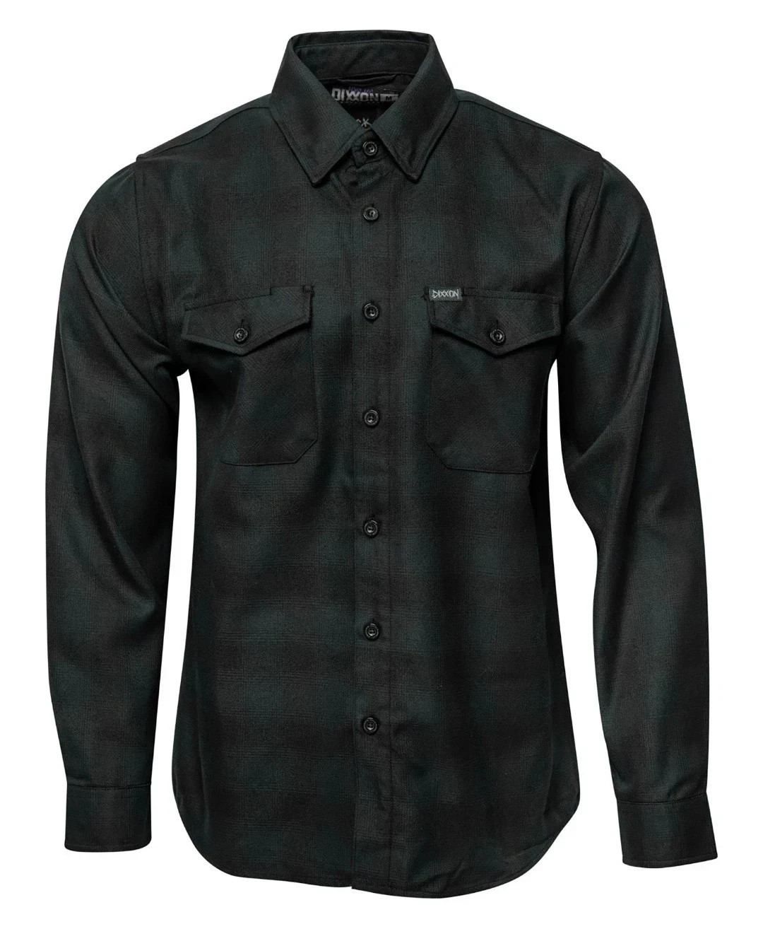 New In Bag Dixxon Flannel Mens Large Black Forest Shirt L Long Sleeve NIB