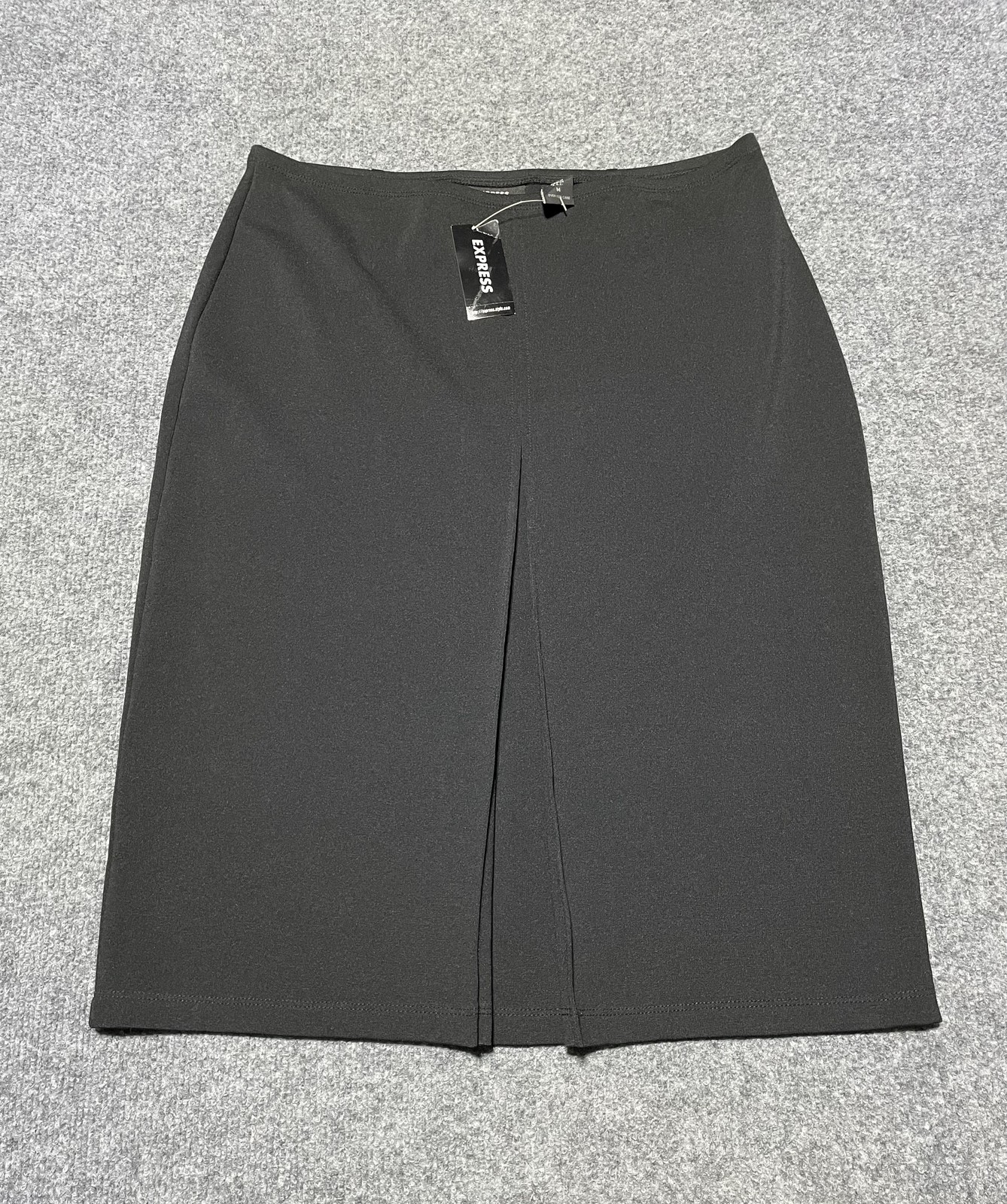 NWT Express Women\'s Medium Black Pencil Skirt Pull-On Stretch Business Career