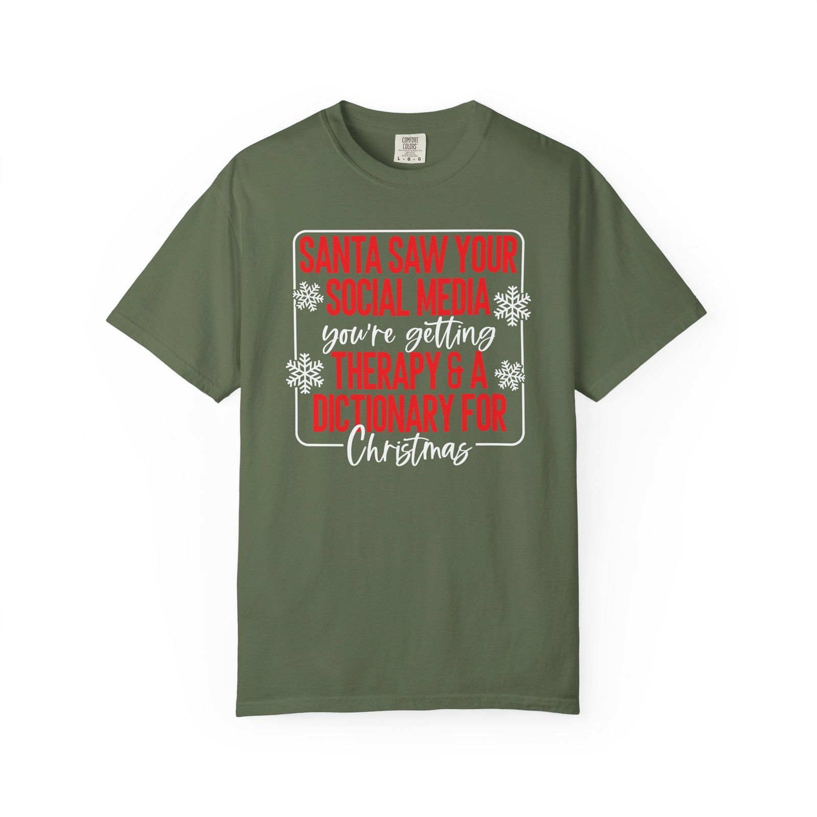 Santa Saw Your Social Media - You\'re Getting Therapy for Christmas