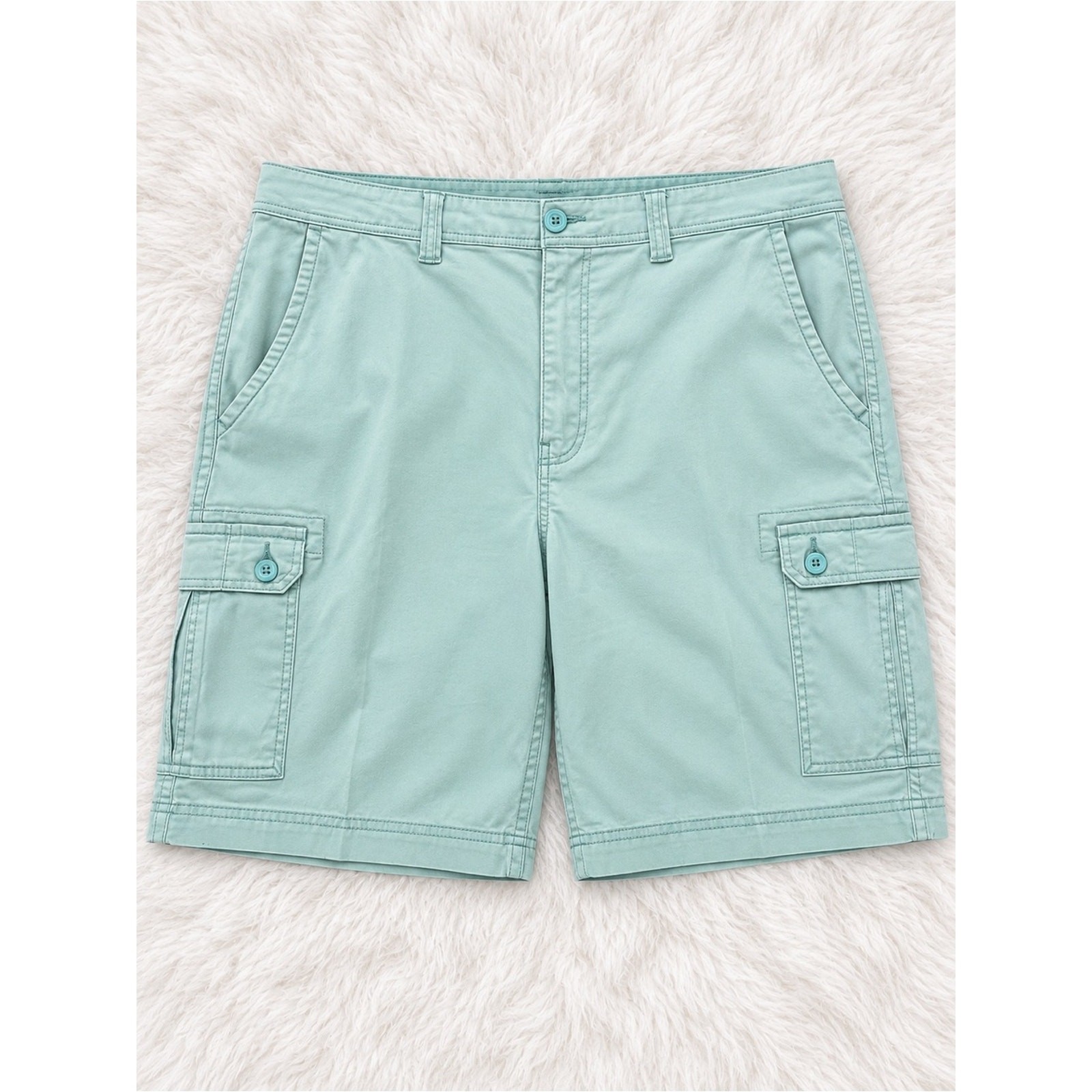 St. John\'s Bay Mint Green Cargo Shorts