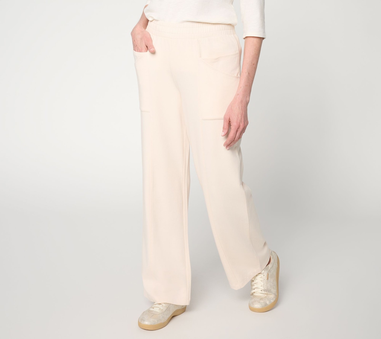 Anybody Women\'s Pants Sz M Make Your Selection: Cozy Knit French White A728444