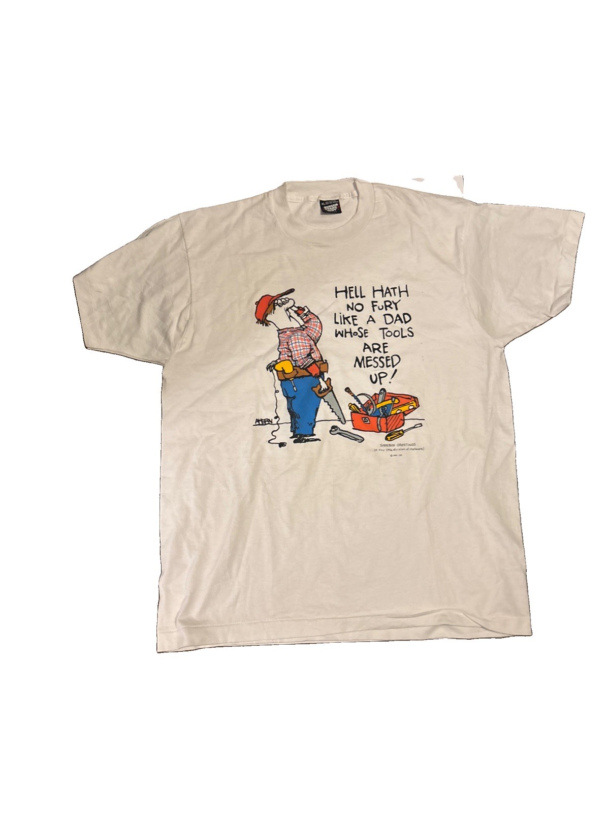 Vintage Screen Stars Dad Tools T Shirt  Shoebox Greetings