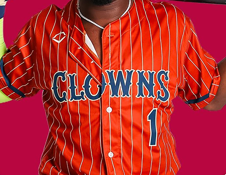 HOT NEW The Indianapolis Clowns banana ball CUSTOM Jersey X386