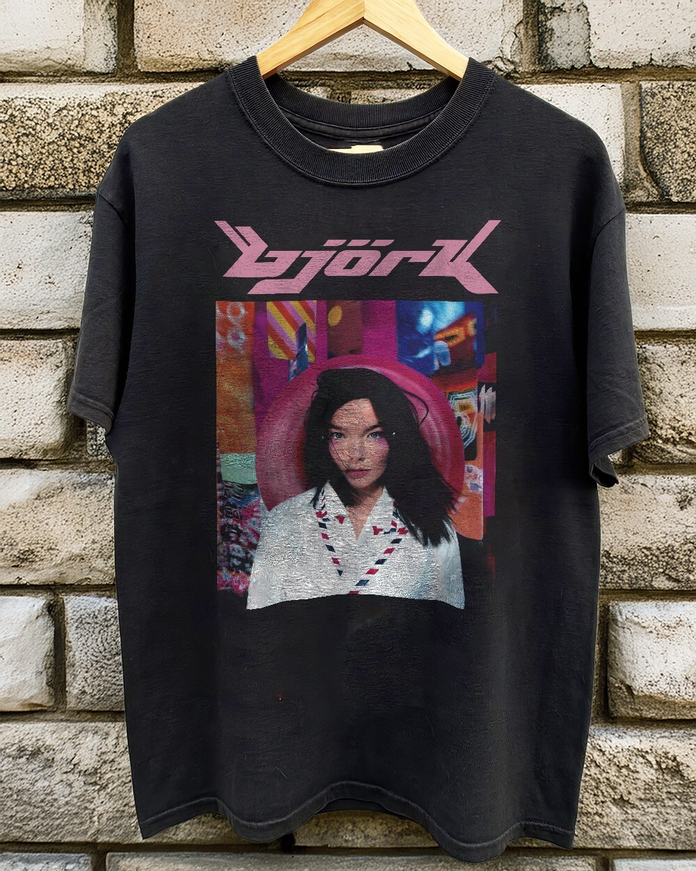 HOT Bjork Tour 1996 Unisex Black T-shirt Size S-5XL