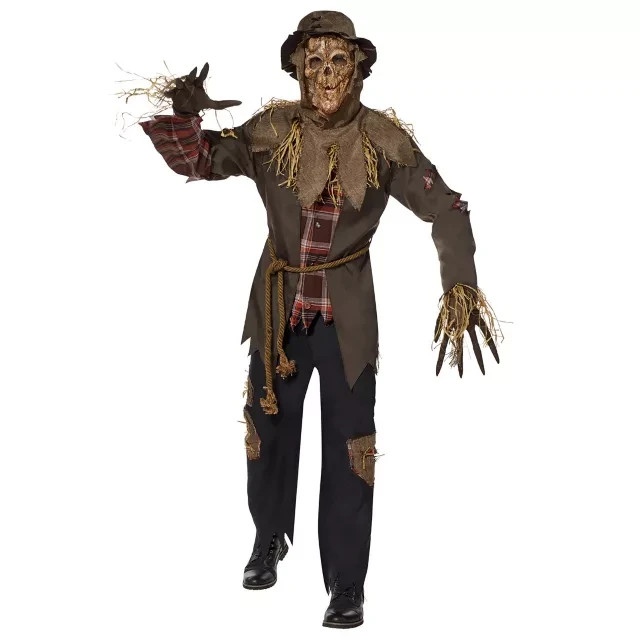 Spirit Halloween Haunting Scarecrow Costume Cosplay Adult Large BRAND NEW