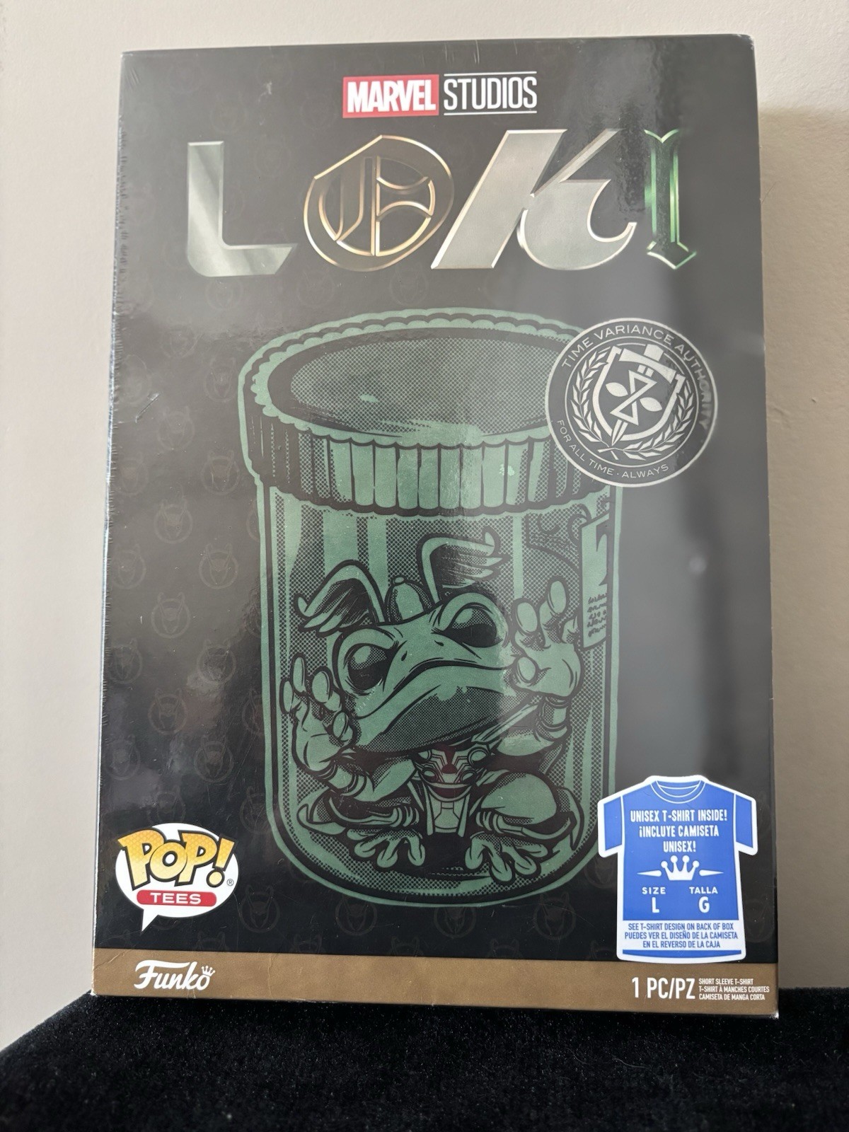 Funko Pop Tees Marvel Loki Frog of Thunder Unisex Large T-shirt New Sealed