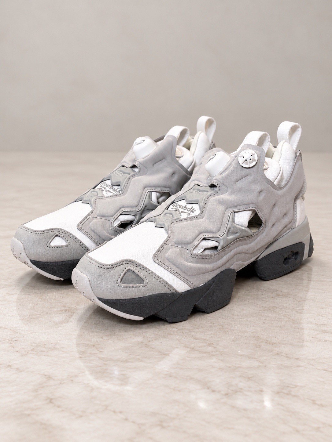 Reebok x Concepts InstaPump Fury CC – Platinum White / Cloud / Shield Grey US 8