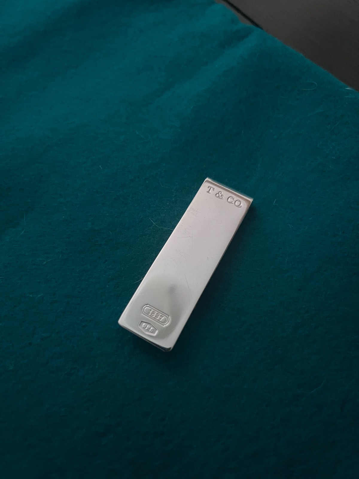 Tiffany & Co. 1837 Sterling Silver 925 Money Clip – Authentic, Pre-Owned