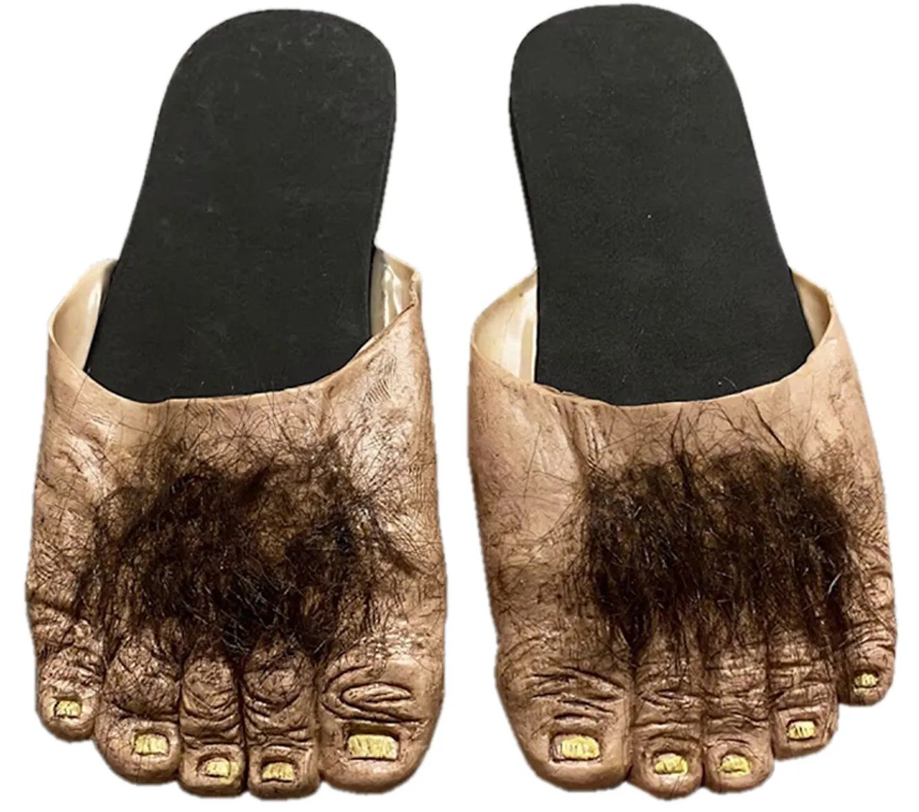 Billy Bob\'s Big Old Hairy Feet Costume Bigfoot Novelty Slipper Sandals