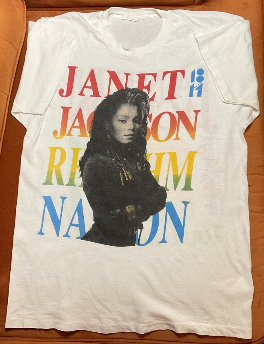 1990 Janet Jackson Shirt Unisex Concert All Size LO374