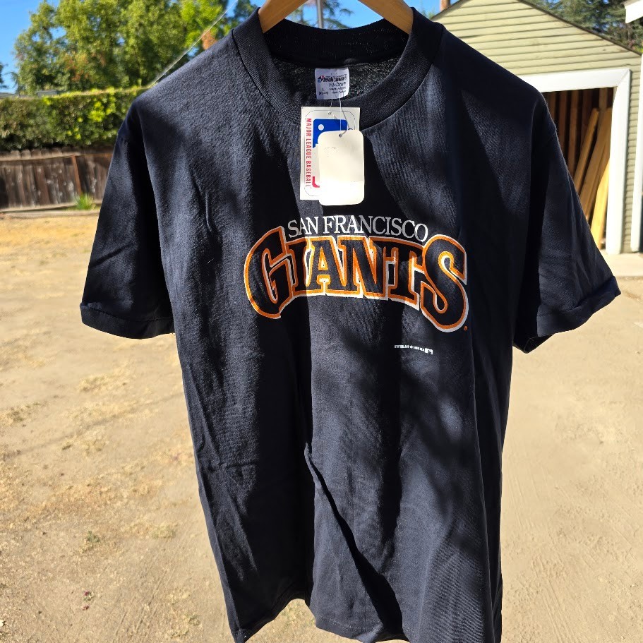 Vintage San Francisco Giants Shirt Mens Large NWT Deadstock Single Stitch USA