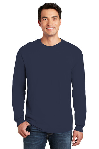 Gildan G540 Unisex Heavy Cotton Preshrunk Tshirt Long Sleeve Crew Neck T-Shirt