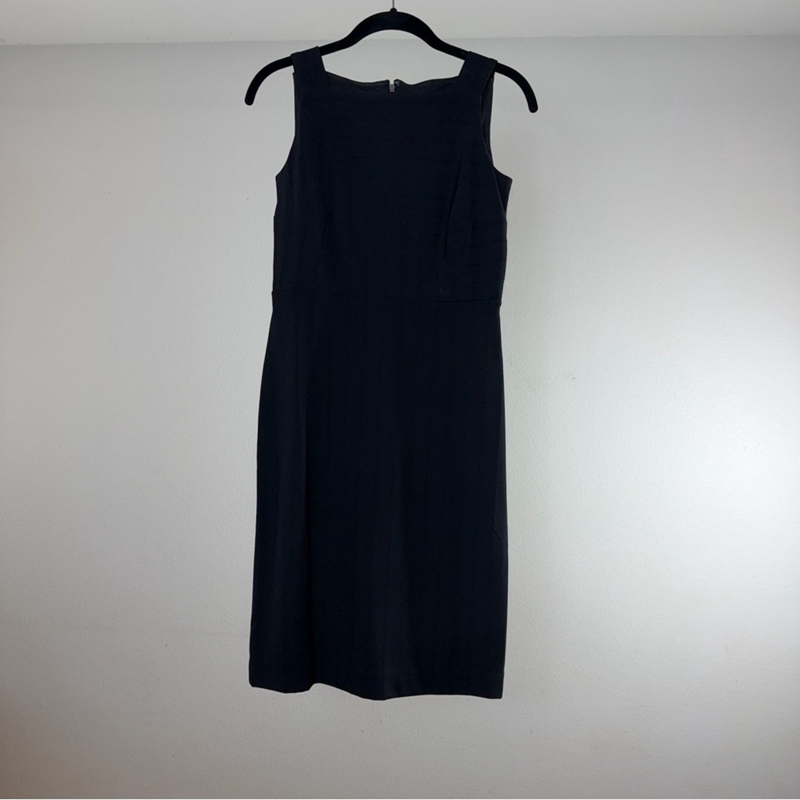 Ann Taylor Classic Black Midi Dress