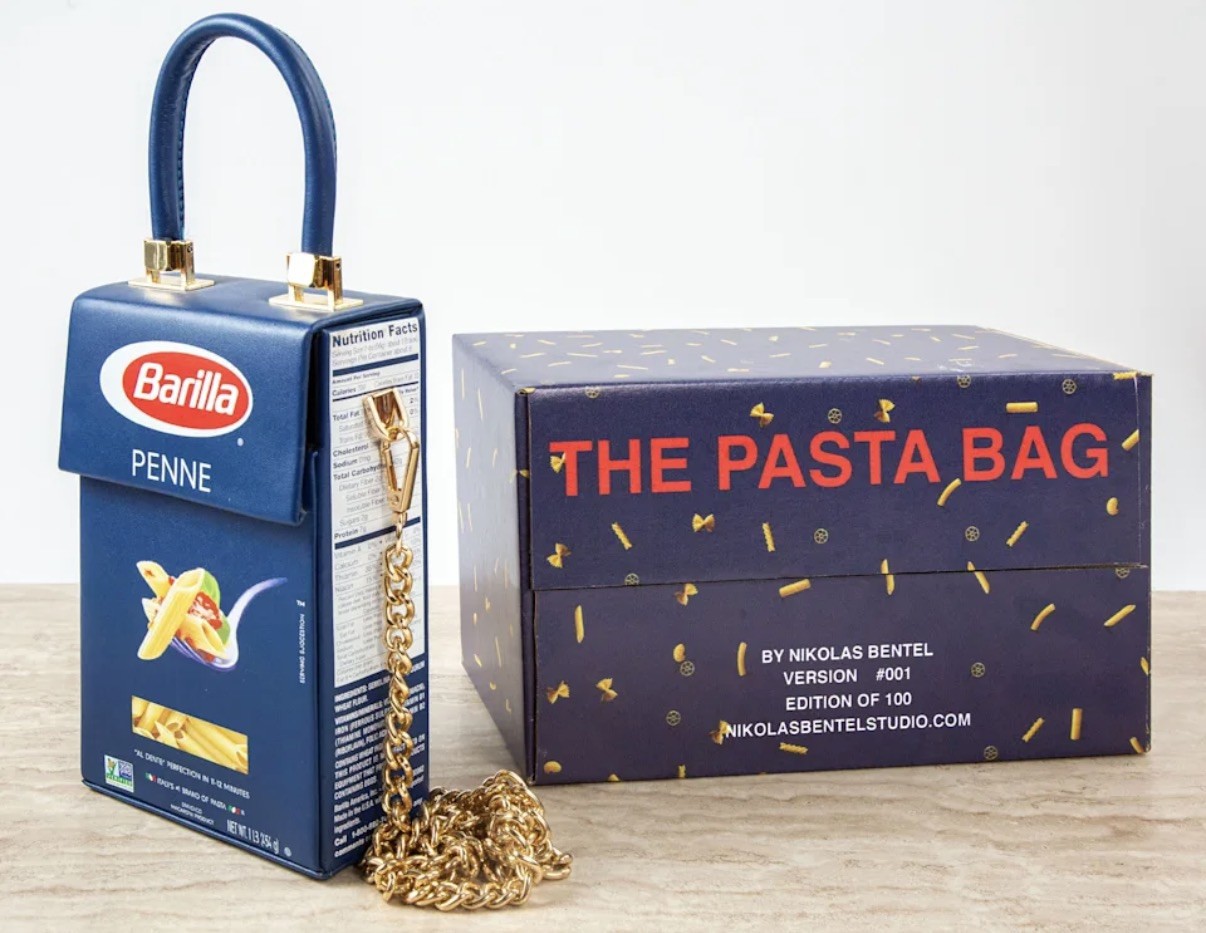 Nik Bentel Pasta Bag ORIGINAL 1st Edition  v1 #001 - 1/100 NIB Barilla Purse