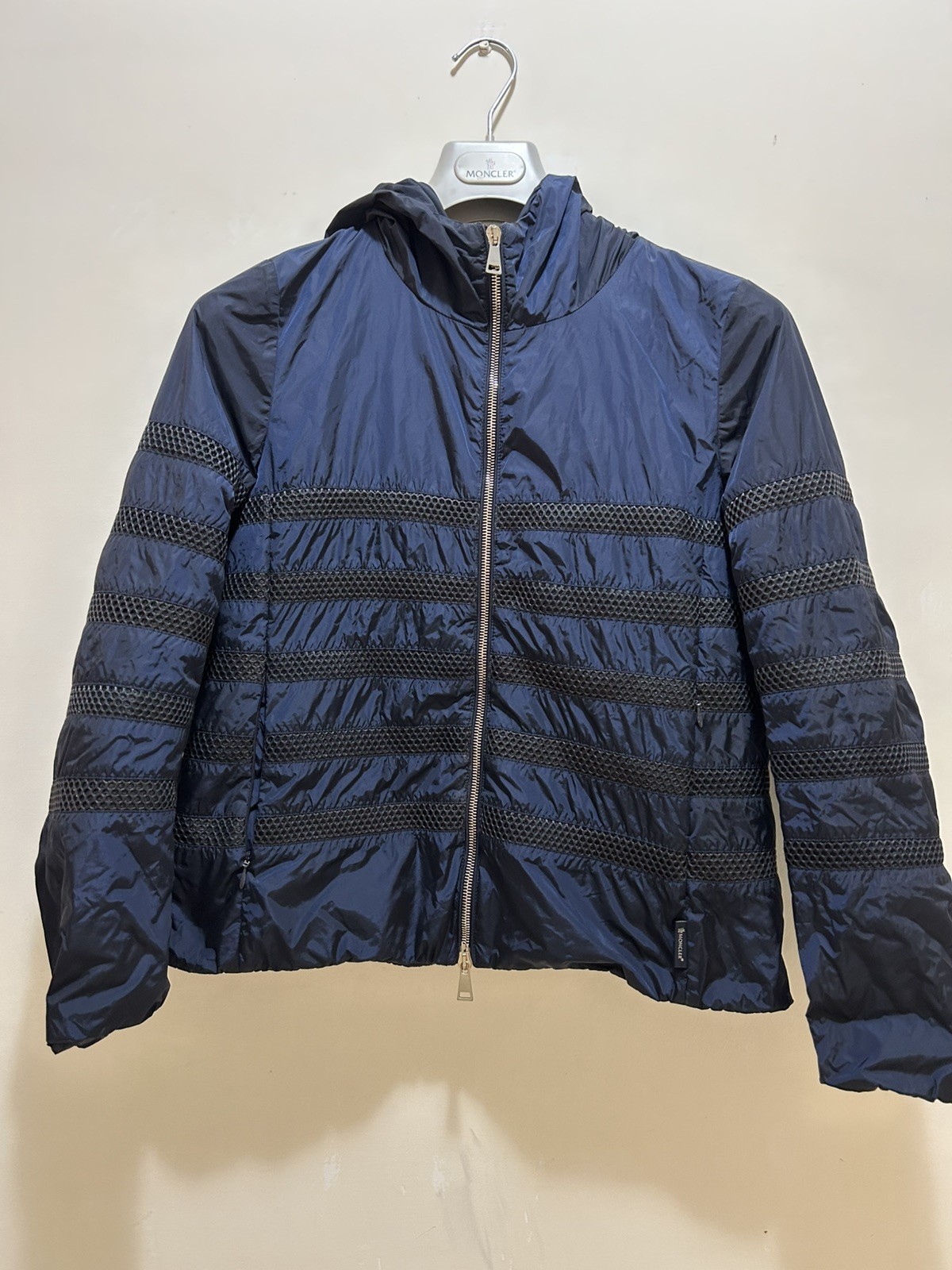 Moncler Truguet Original Navy Blue Hooded - Size S - Great Condition