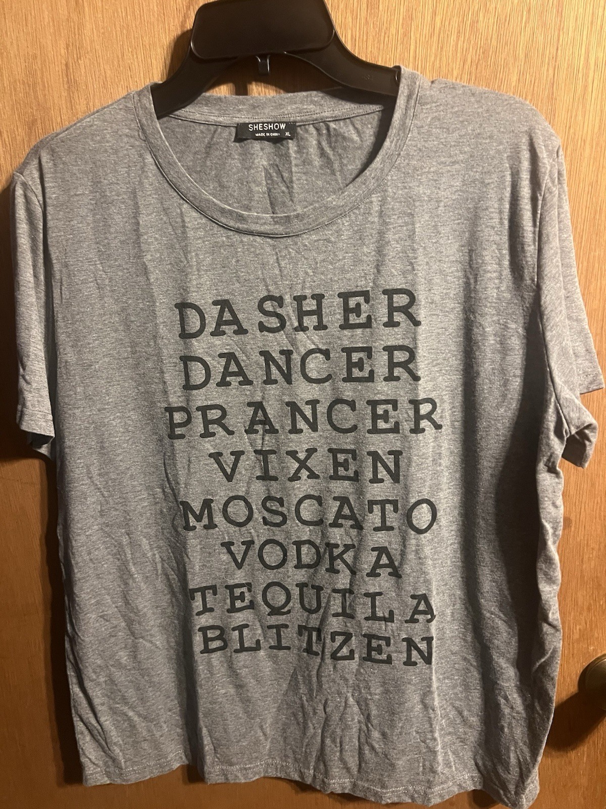 SHESHOW Dasher...Tequila T-shirt XL 