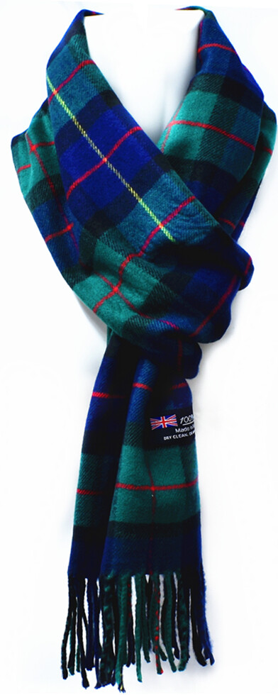 Mens Womens Winter Warm 100% CASHMERE Scarf Scarves SCOTLAND Made Plaid Wool
