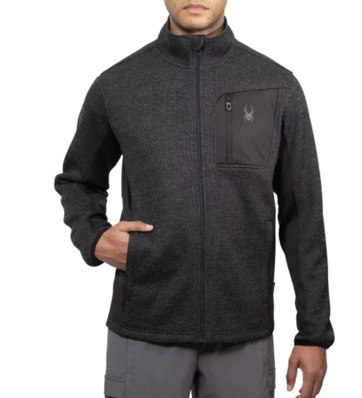 Spyder Men's Full Zip Jacket Relaxed Fit New With Tags