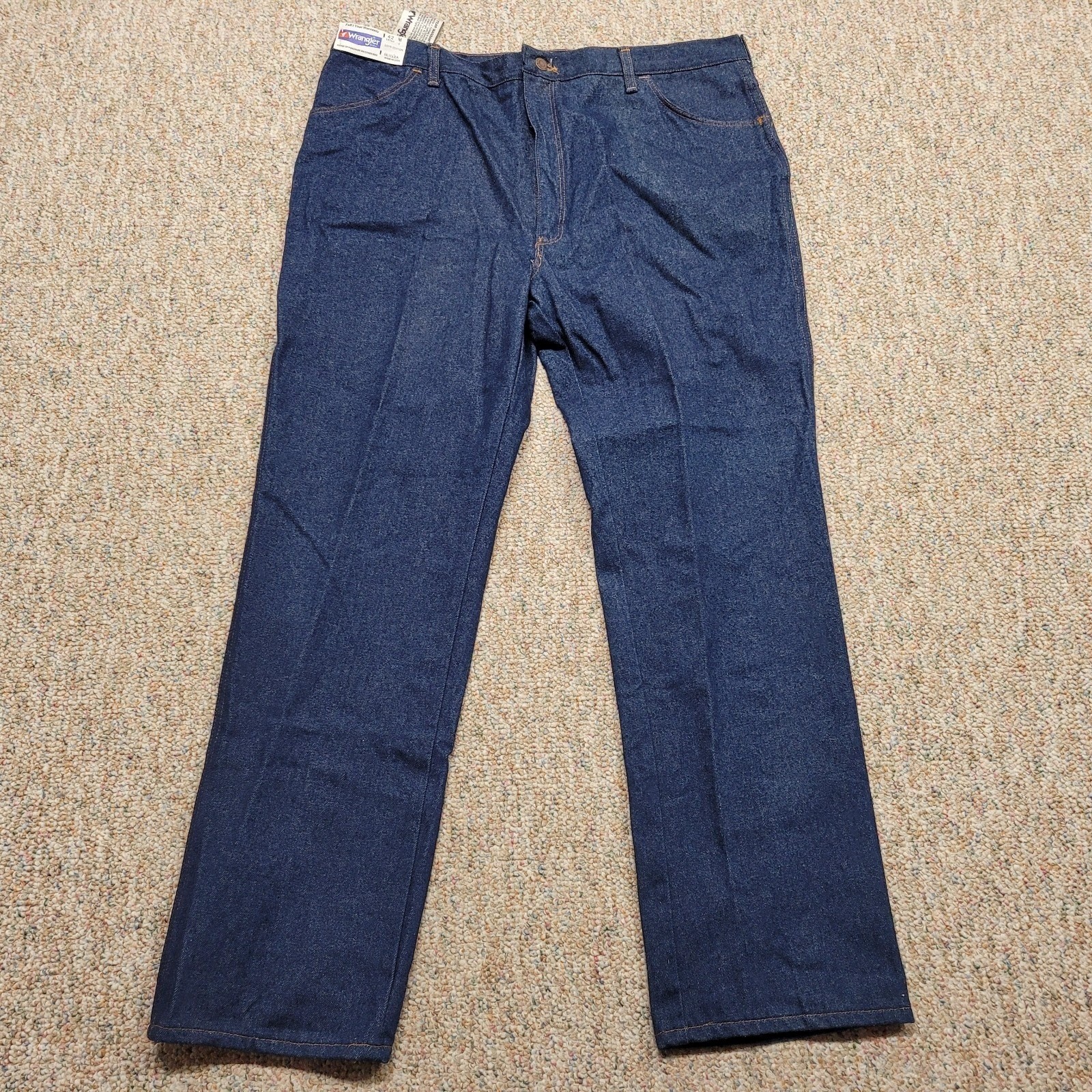 Wrangler Vintage Jeans Mens 42x32 Blue Western Workwear USA Made NWT Deadstock