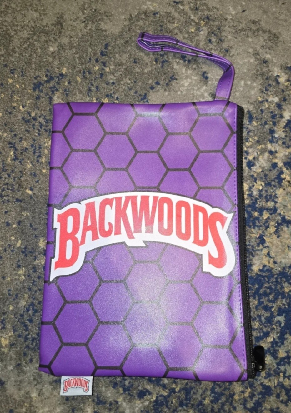 Backwoods Purple Honeycomb Vinyl Pouch Limited Edition Brand New