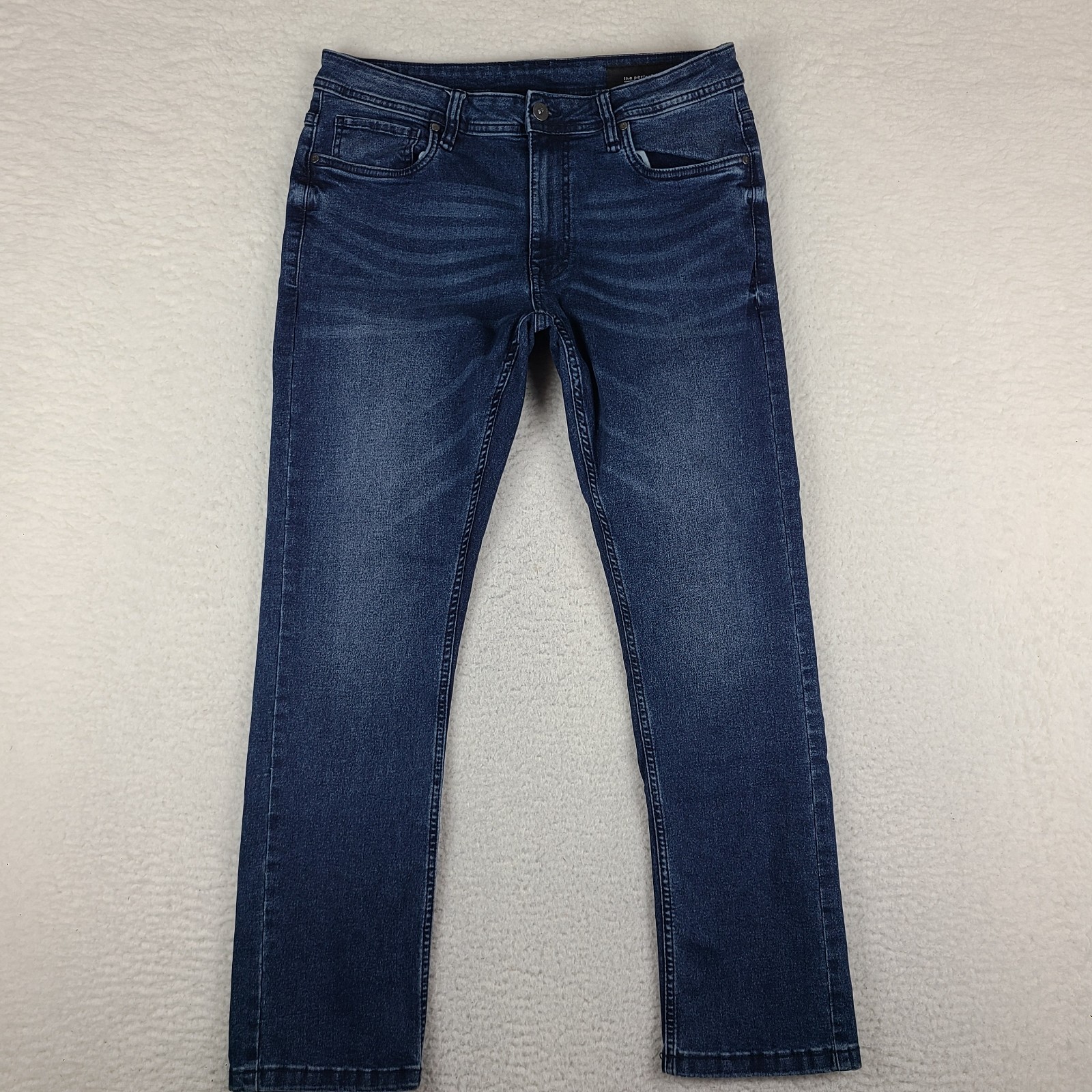 The Perfect Jeans Mens 33x30 Blue Slim Fit Dark Wash TPJ NYC Denim