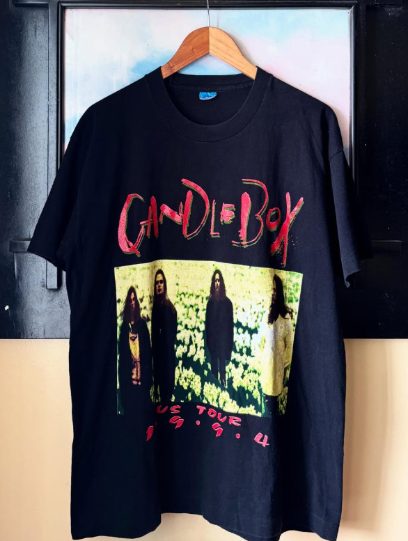 Rare New 1994 Candlebox US Tour Cotton Black S to 5XL Shirt