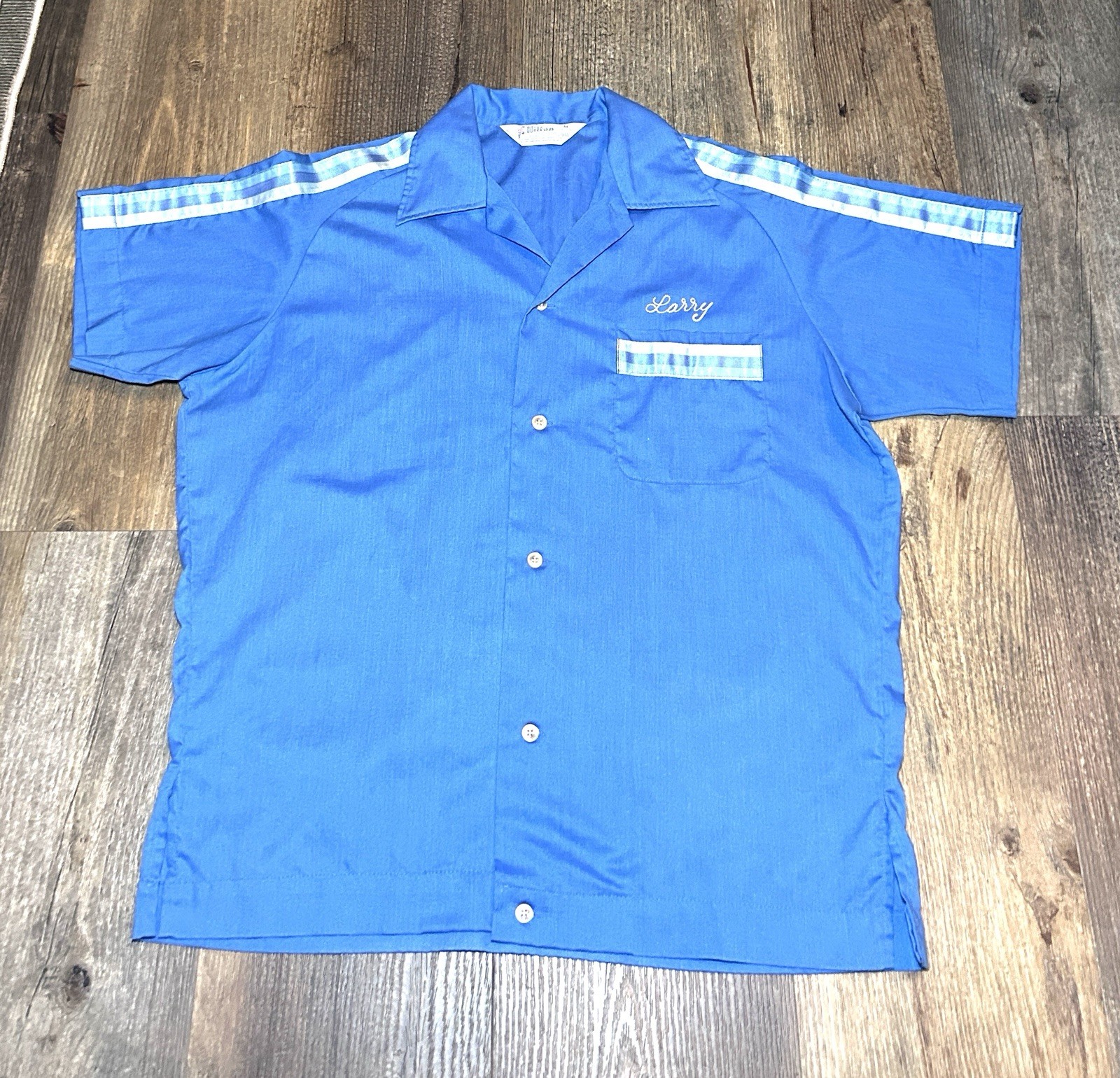 True Vintage 1960s  Hilton Single Needle Bowling Shirt