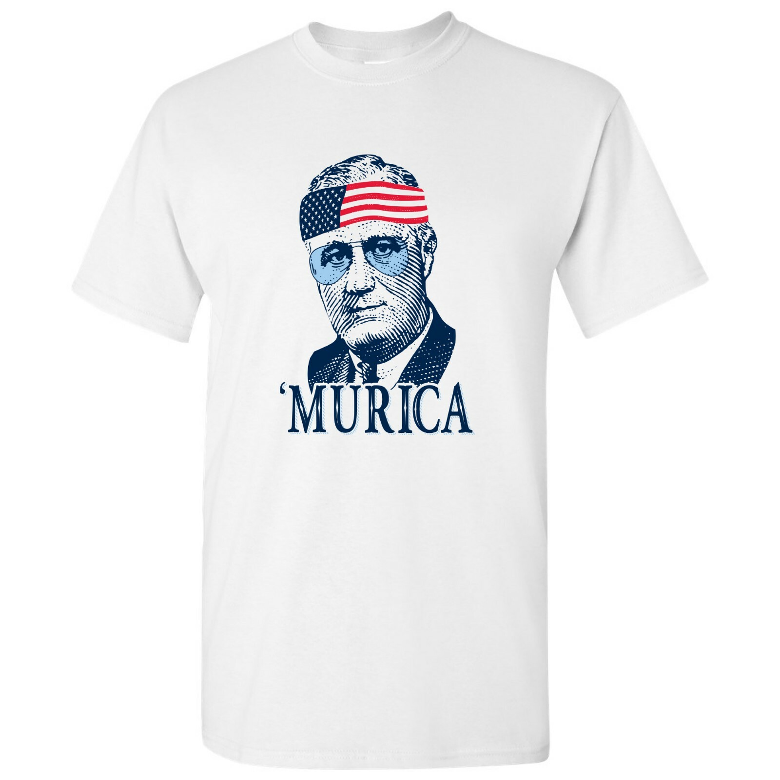 FDR Murica - Funny Fourth of July Short Sleeve USA Unisex T-Shirt
