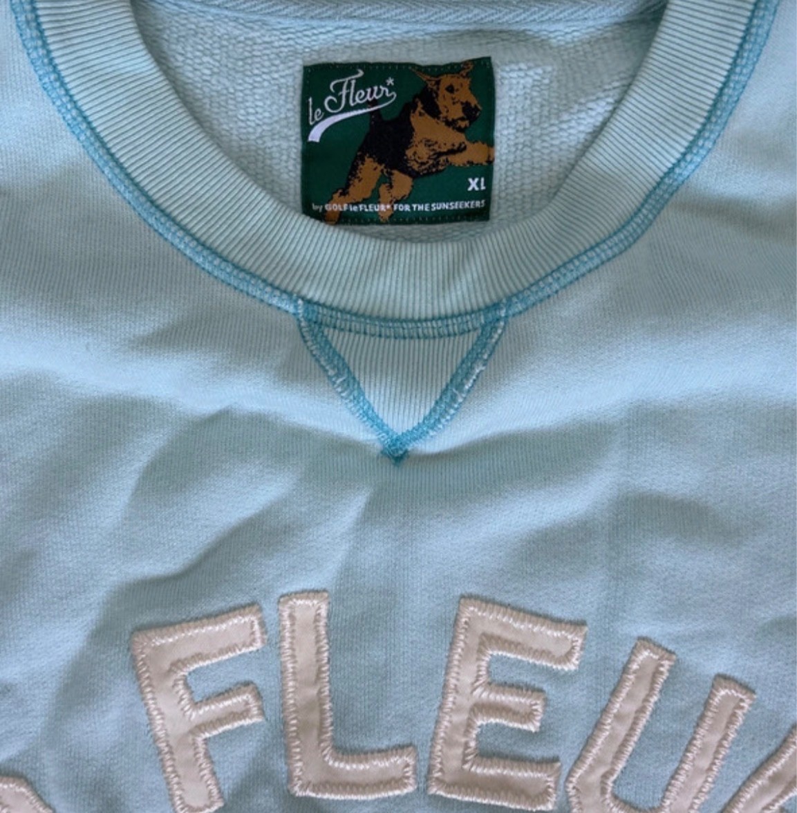 Golf le Fleur Sun Seeker Sweater, Blue XL