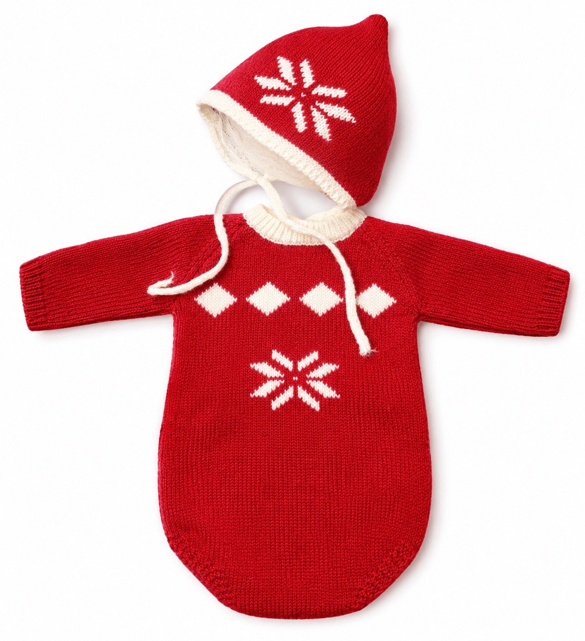 3PCS Newborn Christmas Photo Prop Set Knit Outfit Hat Plush Reindeer