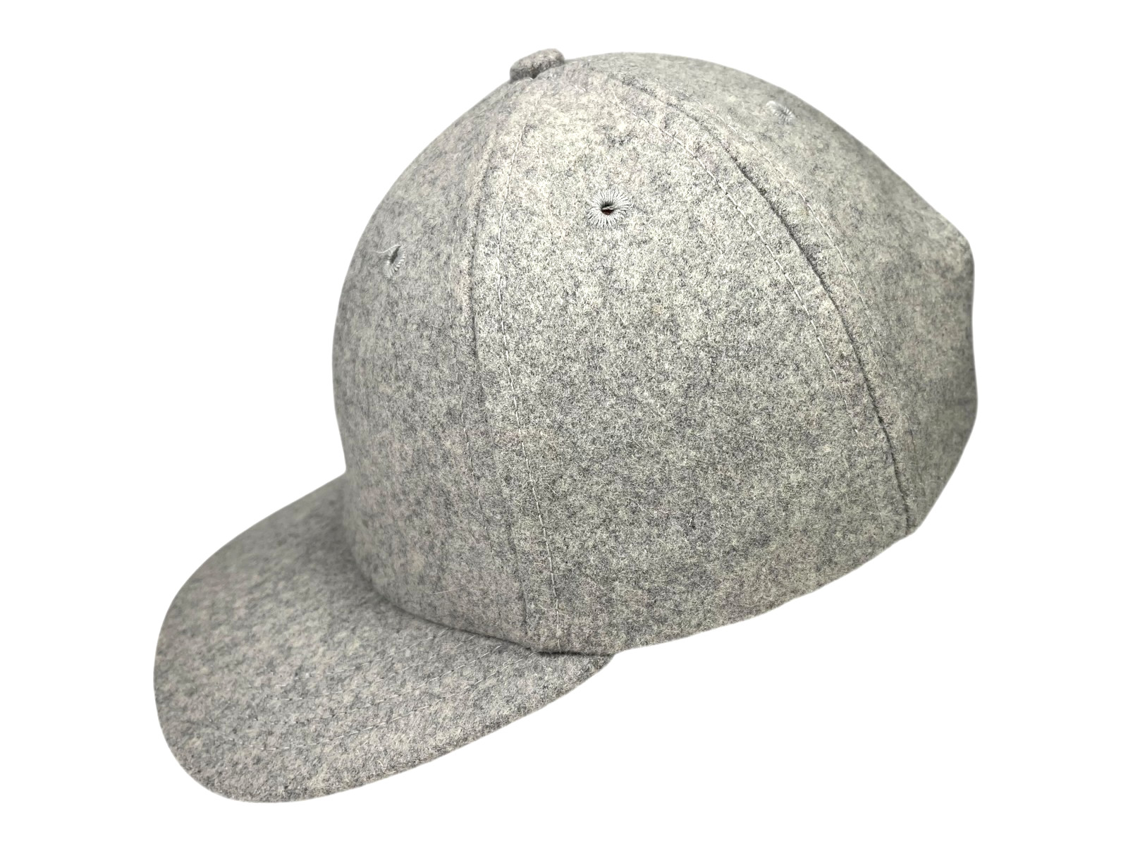 QUINTIN CO x USA-MADE Gray Wool BELT-STRAP BASEBALL HAT Outdoor Fishing Hike Cap
