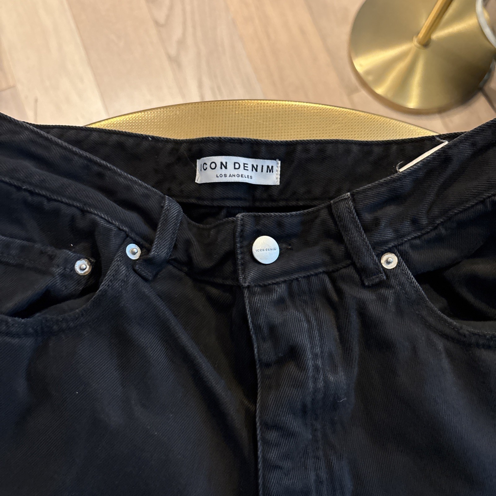 Icon Denim Men’s Black Jeans