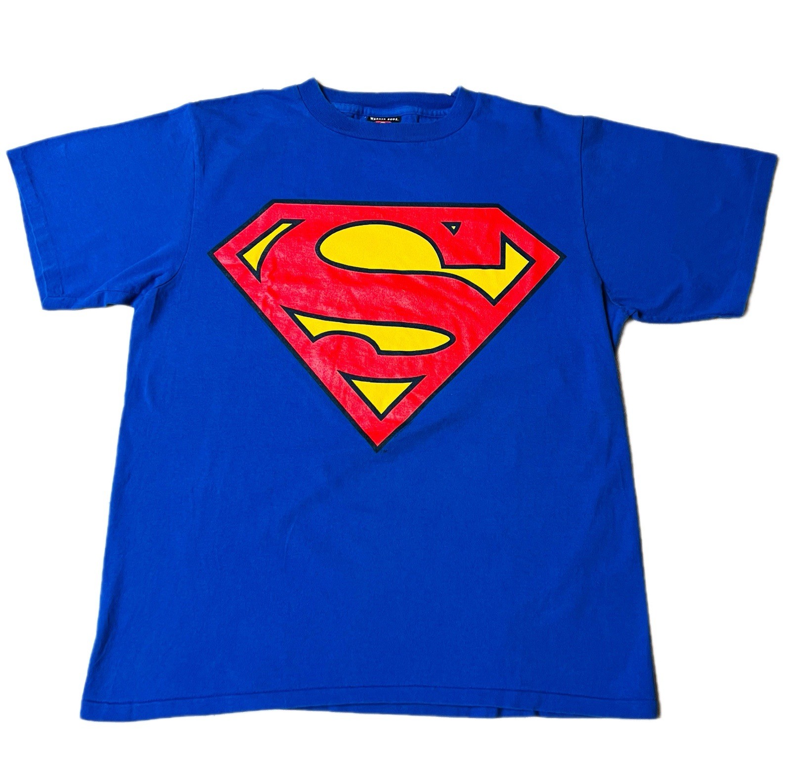 1990s Warner Brothers Superman Movie Promo Single Stitch T Shirt  Size L