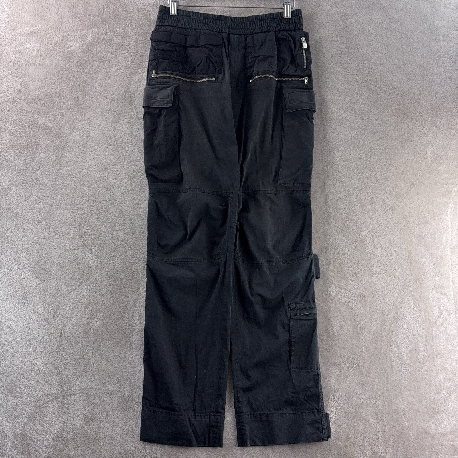 1017 ALYX 9SM Skater Cargo Pants Mens Size Small Black Tactical Zip Pocket