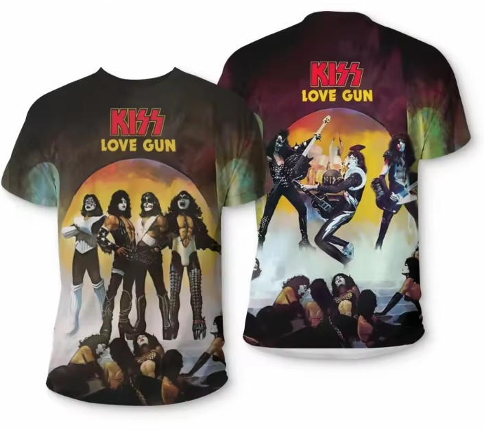 3D Shirt Kissmas Band Love Gun Album Paul Stanley Unisex Shirt All Size DD400