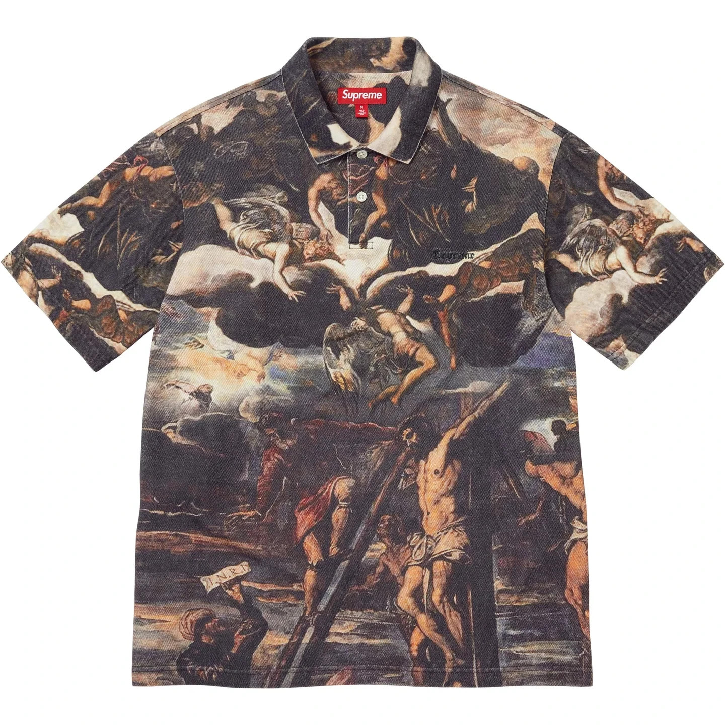 Supreme Crucifixion Polo - Size Medium Large XLarge - In Hand