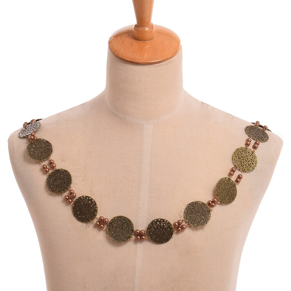 Medieval Tudor Theater Chain Livery Collar Elizabethan Reenactment Necklace