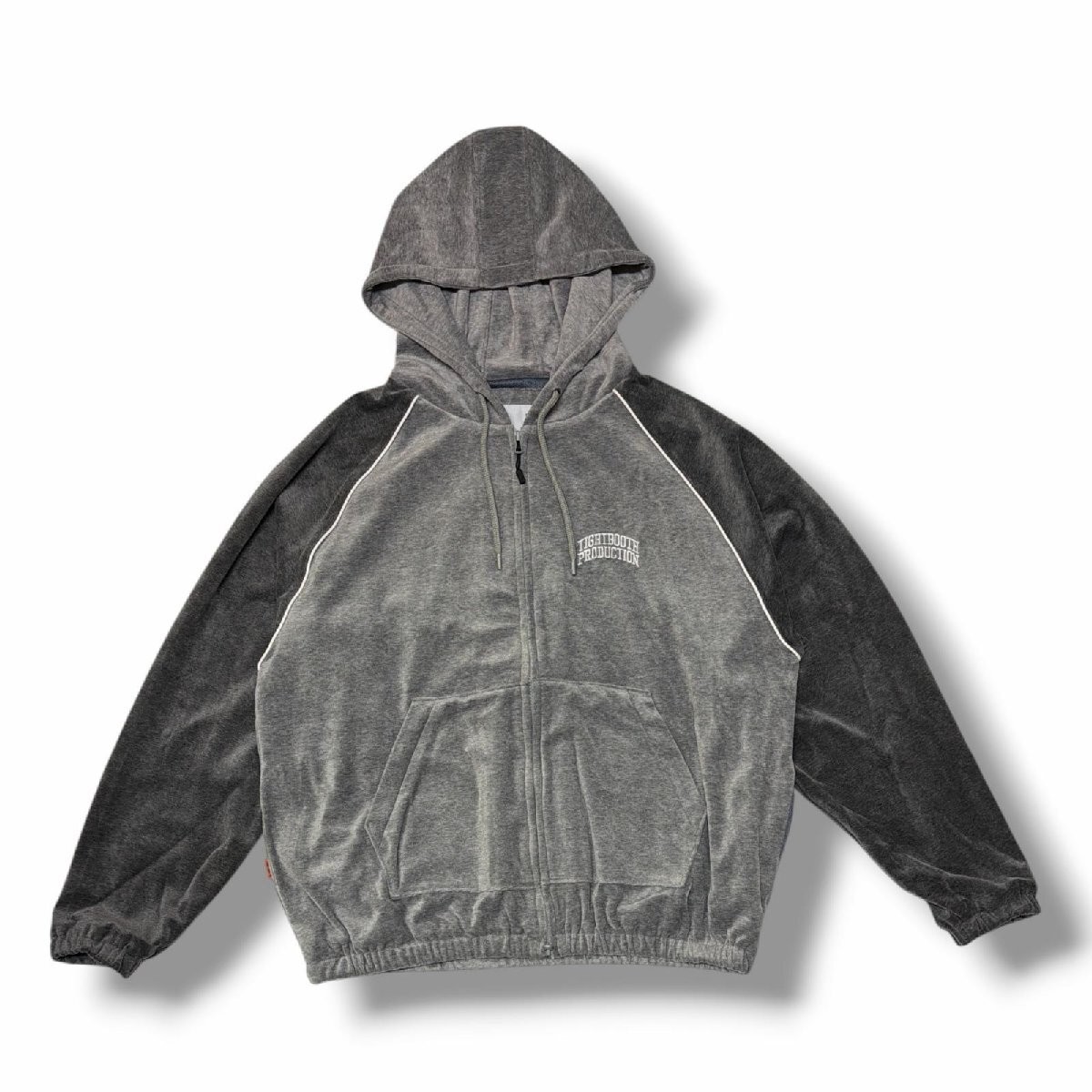 Unused TIGHTBOOTH 2025AW Velour Piping Hooded Jacket FW25-JK10