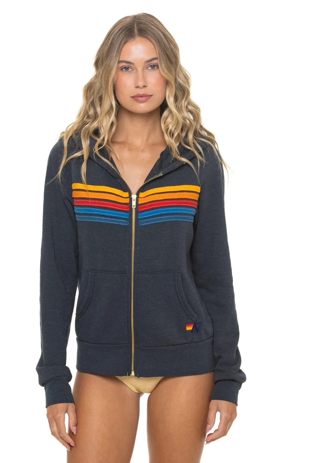 Aviator Nation- 5 stripe zip up-Choose Color and Size NWT