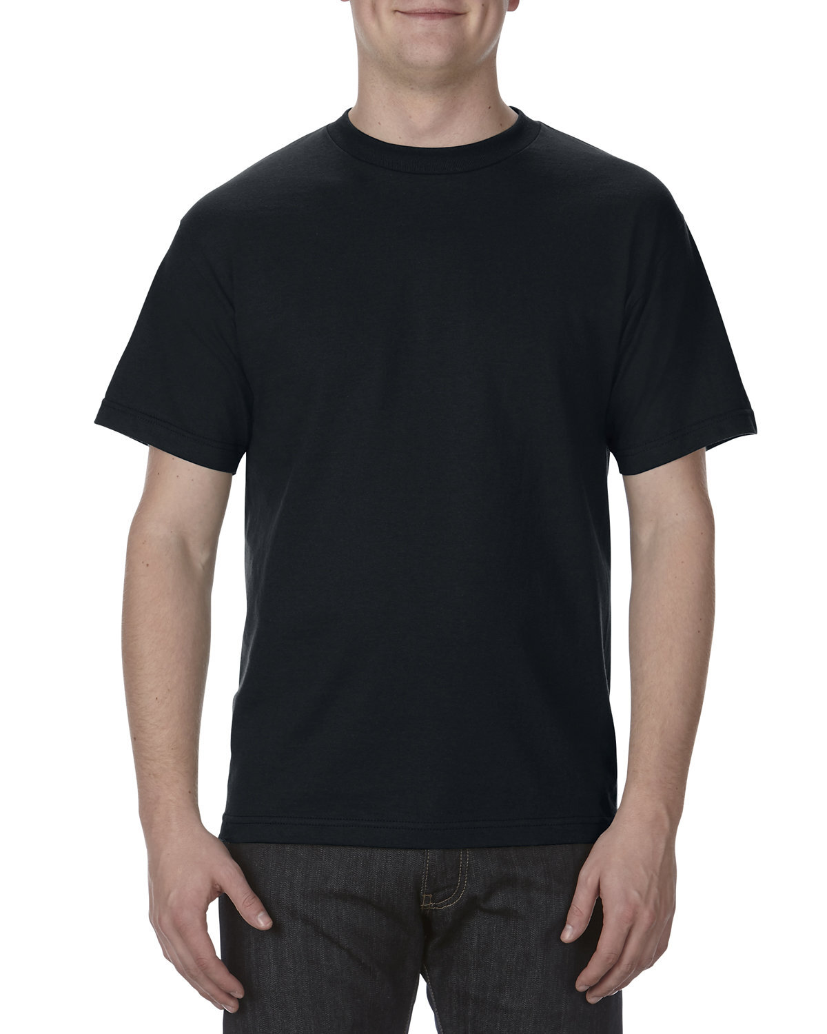 5 PACK OF American Apparel Adult Cotton Plain Short Sleeves T-Shirt - AL1301