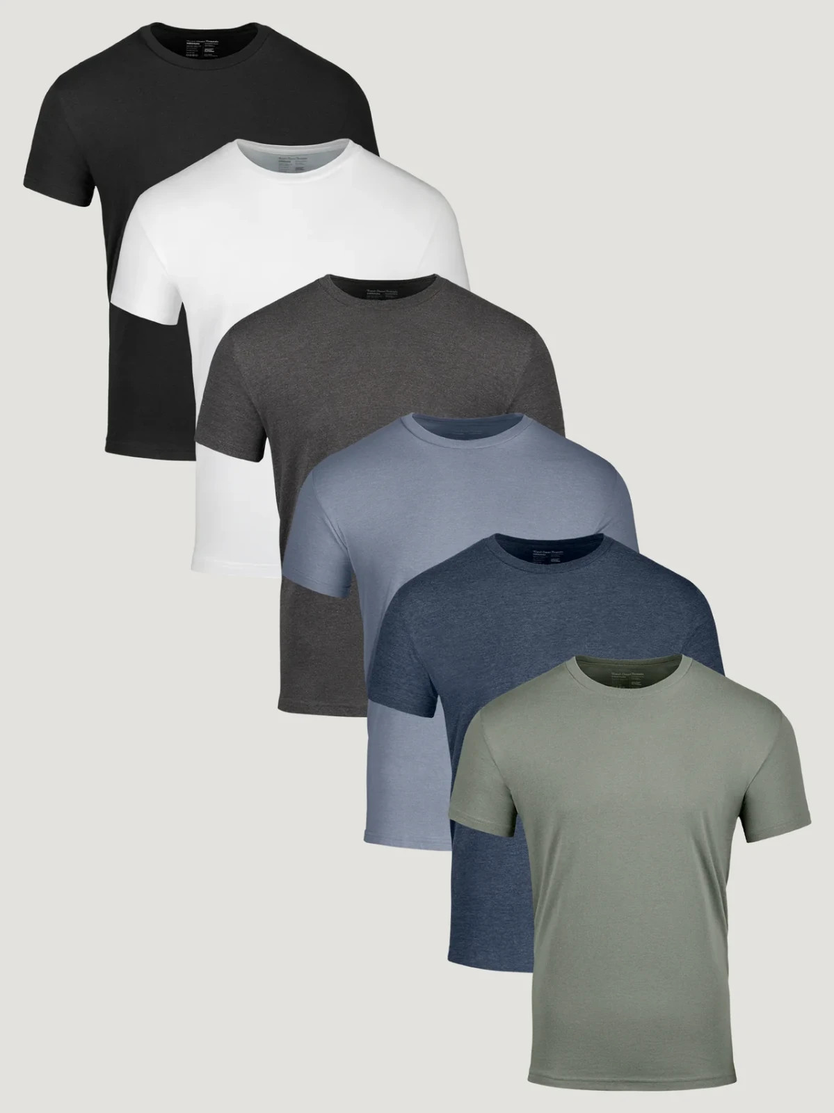 NEW Fresh Clean Threads Best Sellers Crew 6-Pack -  Short - Choose Color & Size