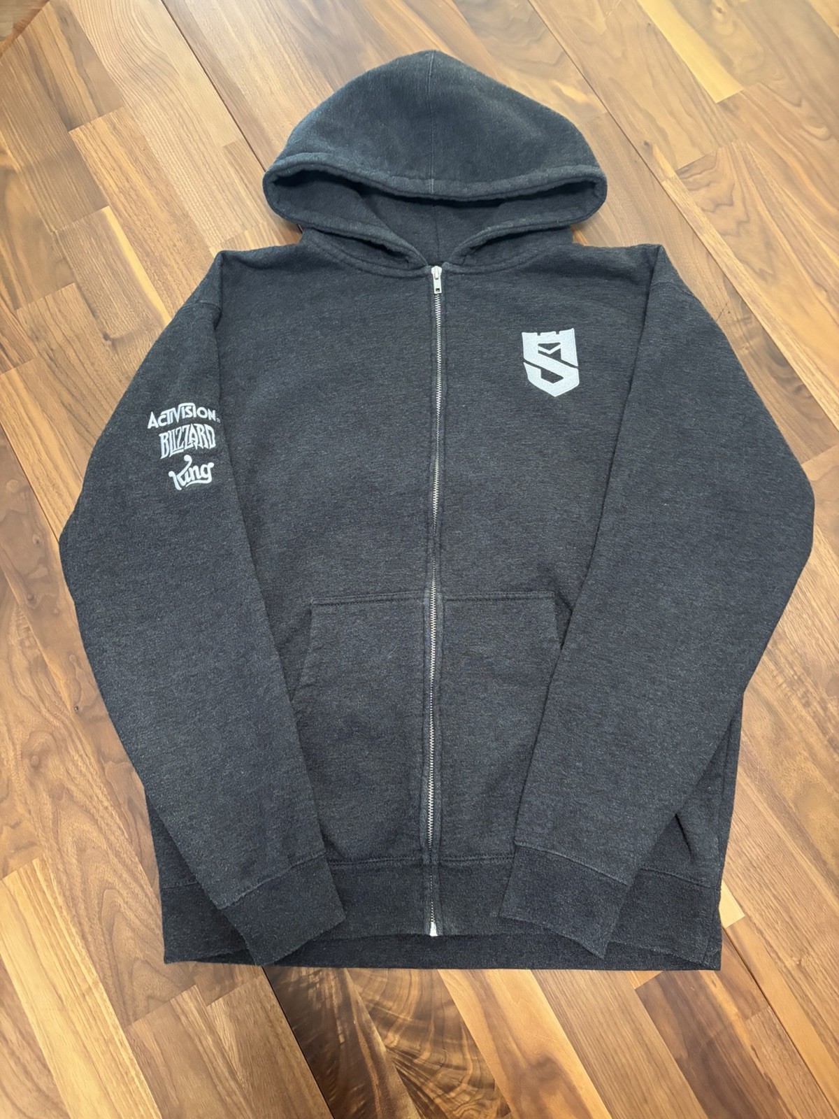 Employee exclusive Activision Blizzard hoodie Gray Mens large Employee Jacket 