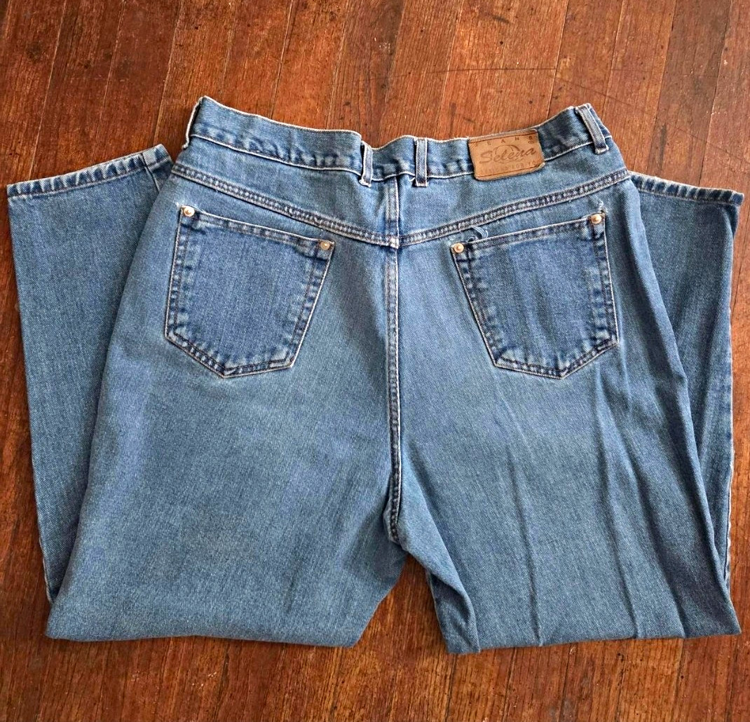 RARE vintage 90\'s denim jeans from Selena Etc. boutique and fashion 9/10