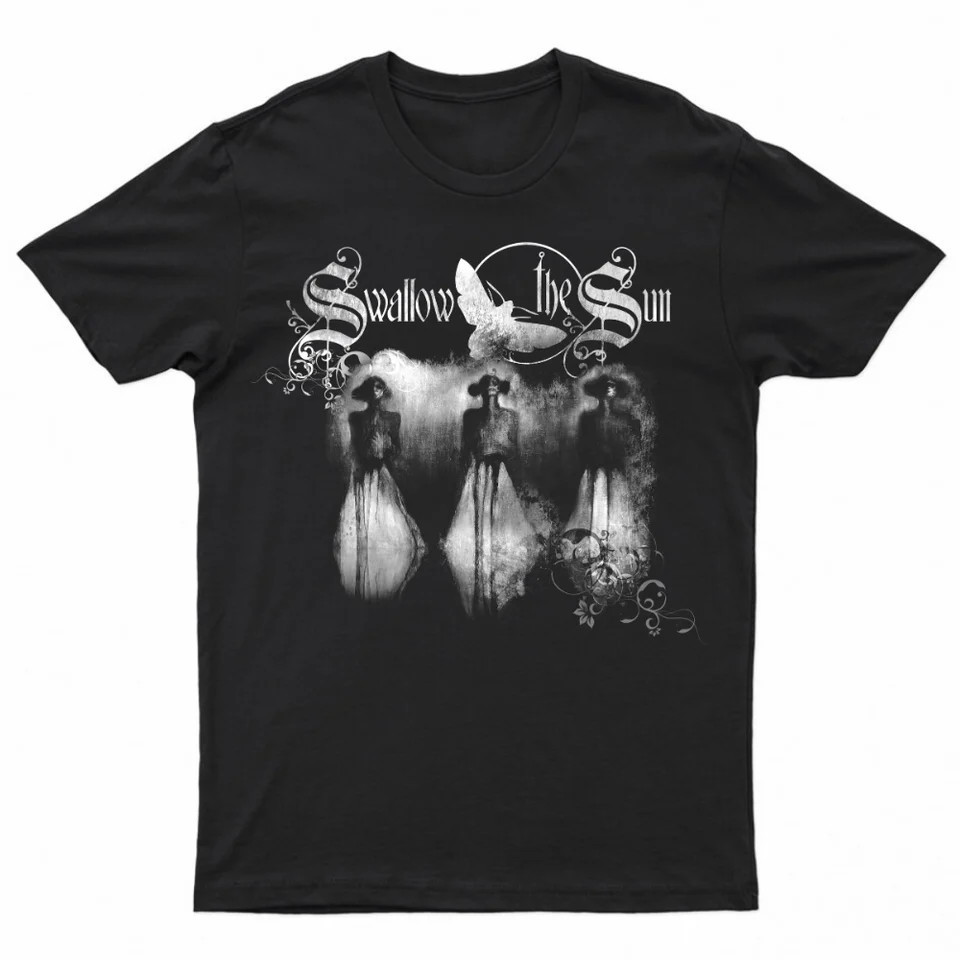 Death-Doom Metal Plague of Butterflies Swallow the Sun Cotton T Shirt S-5XL