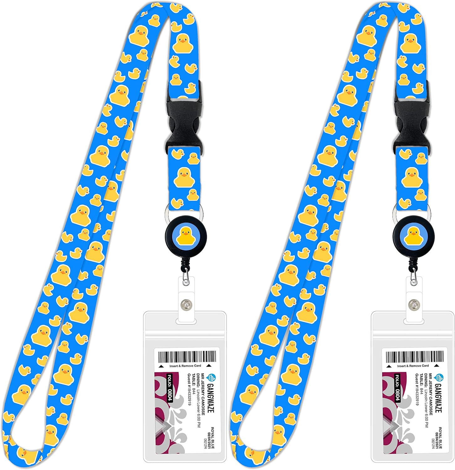 Cruise Ducks Cruise Lanyards [2 Pack] Waterproof Key Card ID Holders Cruising