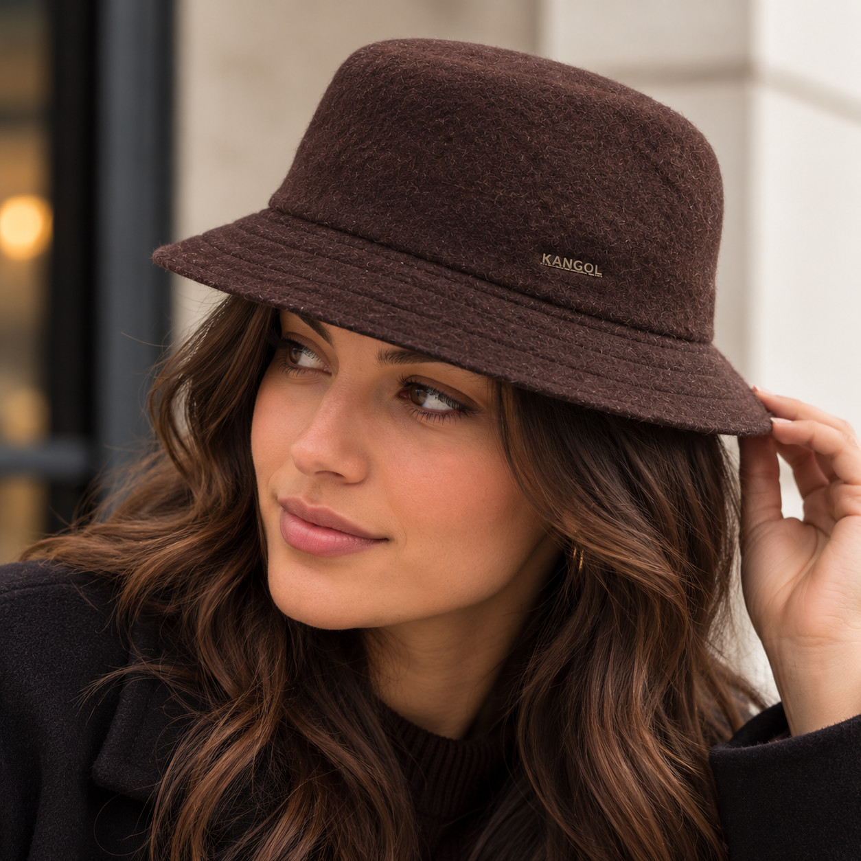 Authentic Kangol Marshal Trilby Hat Wool Blend Unisex Fedora Classic