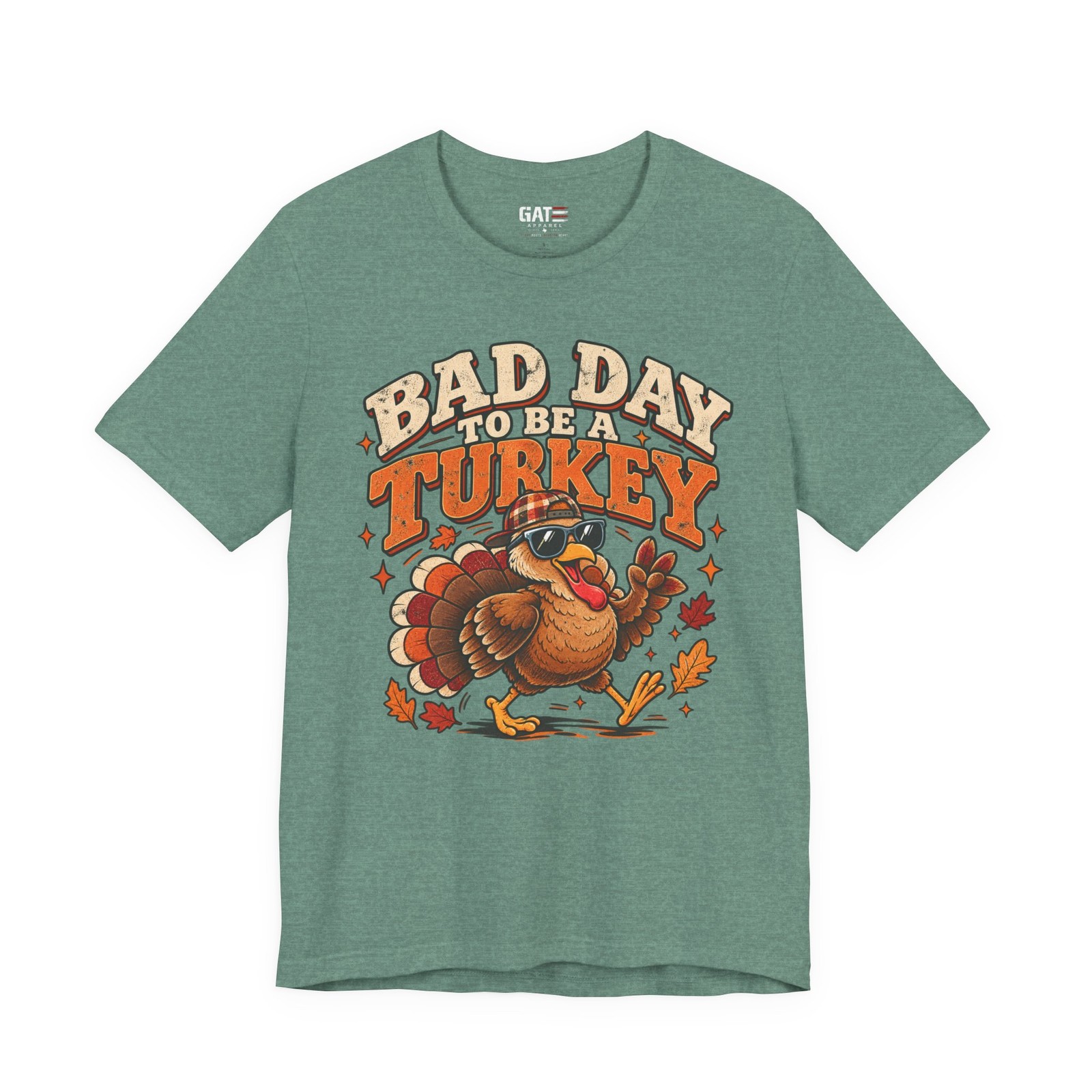 Bad Day to Be a Turkey Tee - Funny Thanksgiving Turkey T‑Shirt
