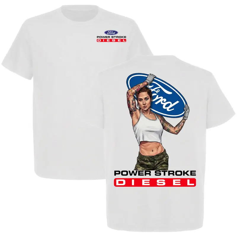 Ford Power Stroke Diesel Truck T-Shirt Ford F250 F350 Super Duty Diesel Mechanic