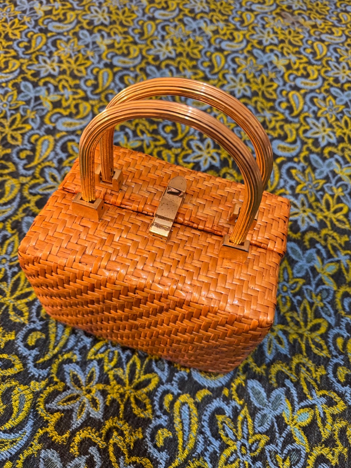 Vintage MCM Koret Woven Box Purse